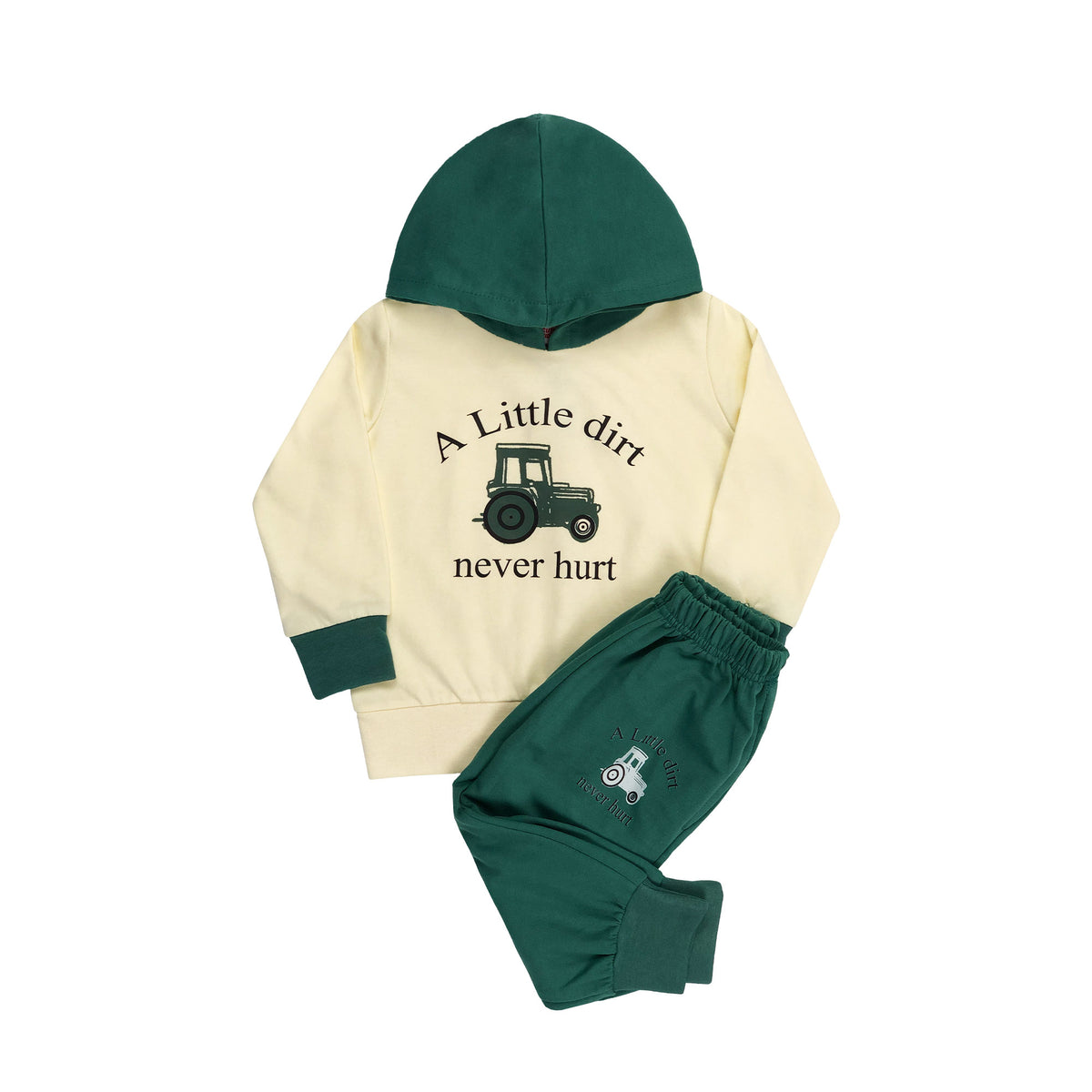 Boys Co-ord Set - Lemon & Green