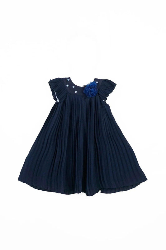 Newborn Bow Frock - Blue - Cute Kids