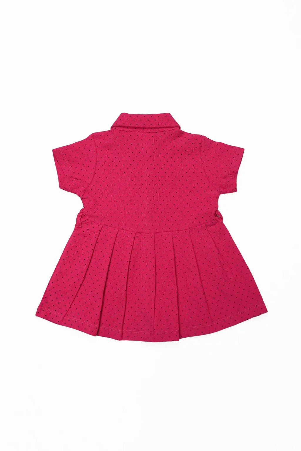 Newborn Polka Dots Frock - Pink - Cute Kids