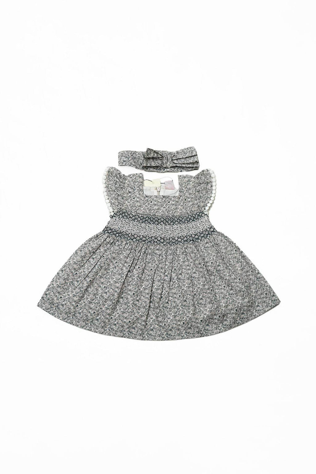 Newborn Frock With Hair Band - Cute Kids