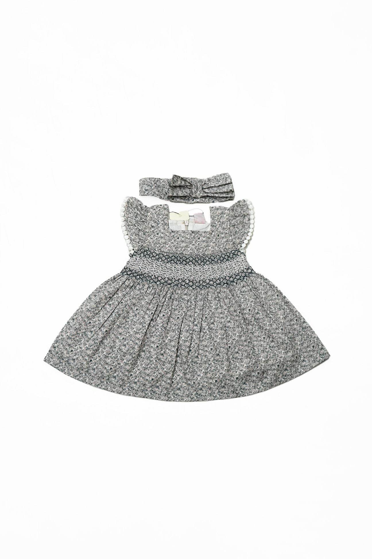 Newborn Frock With Hair Band - Cute Kids