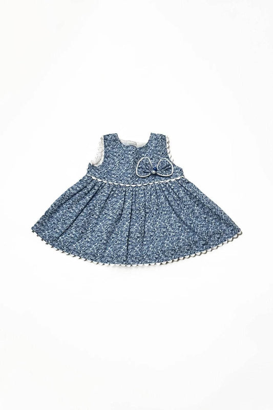 Newborn Bow Frock - Blue - Cute Kids