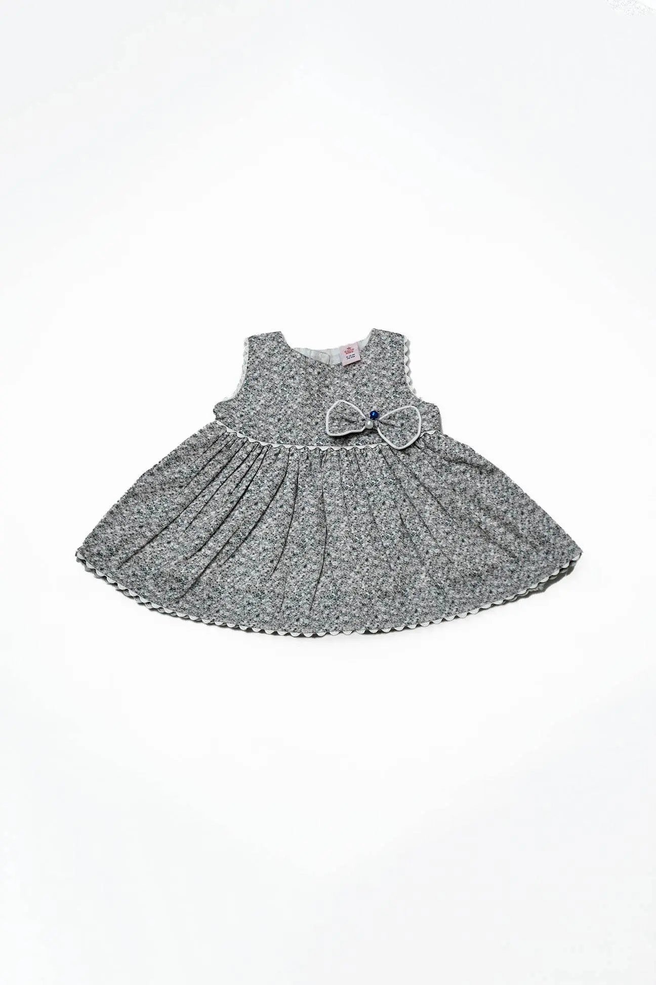 Newborn Bow Frock - Brown - Cute Kids