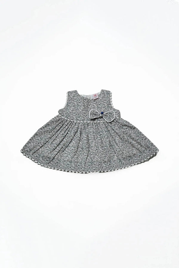 Newborn Bow Frock - Brown - Cute Kids