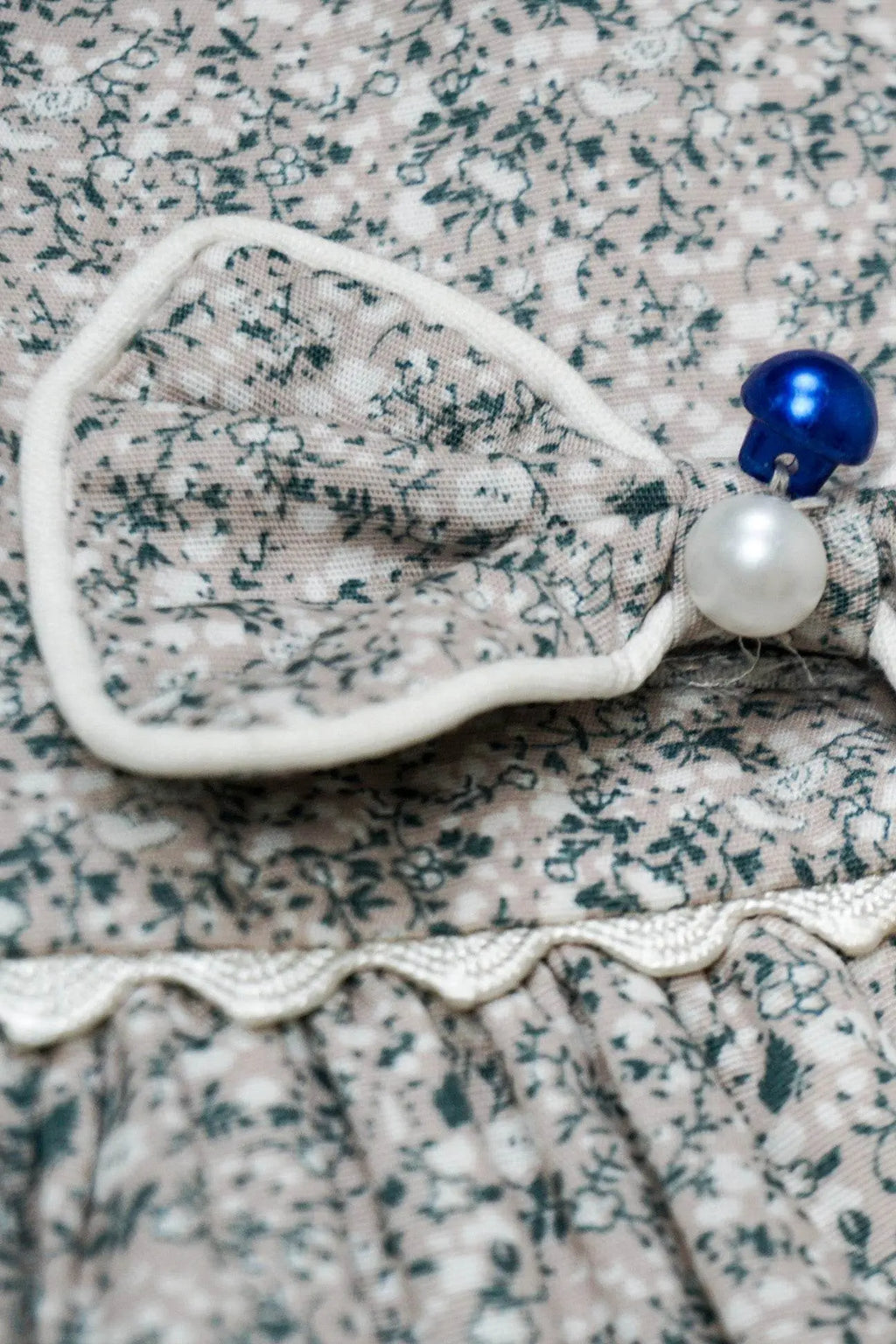 Newborn Bow Frock - Brown - Cute Kids