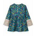 Girls Lawn Printed Top - Teal