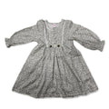Girls Printed Frock - Skin