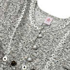 Girls Printed Frock - Skin