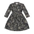 Girls Frock Pearls In Black Color
