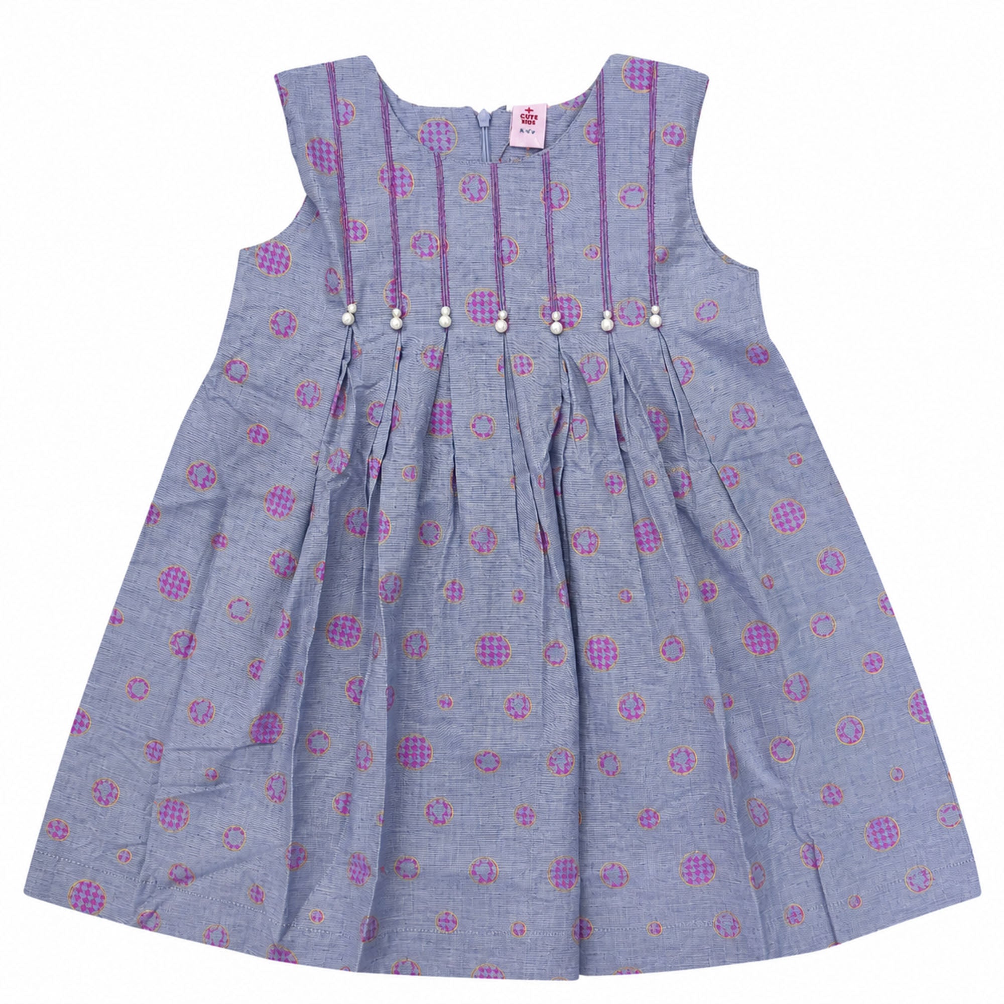 Newborn Frocks - Grey
