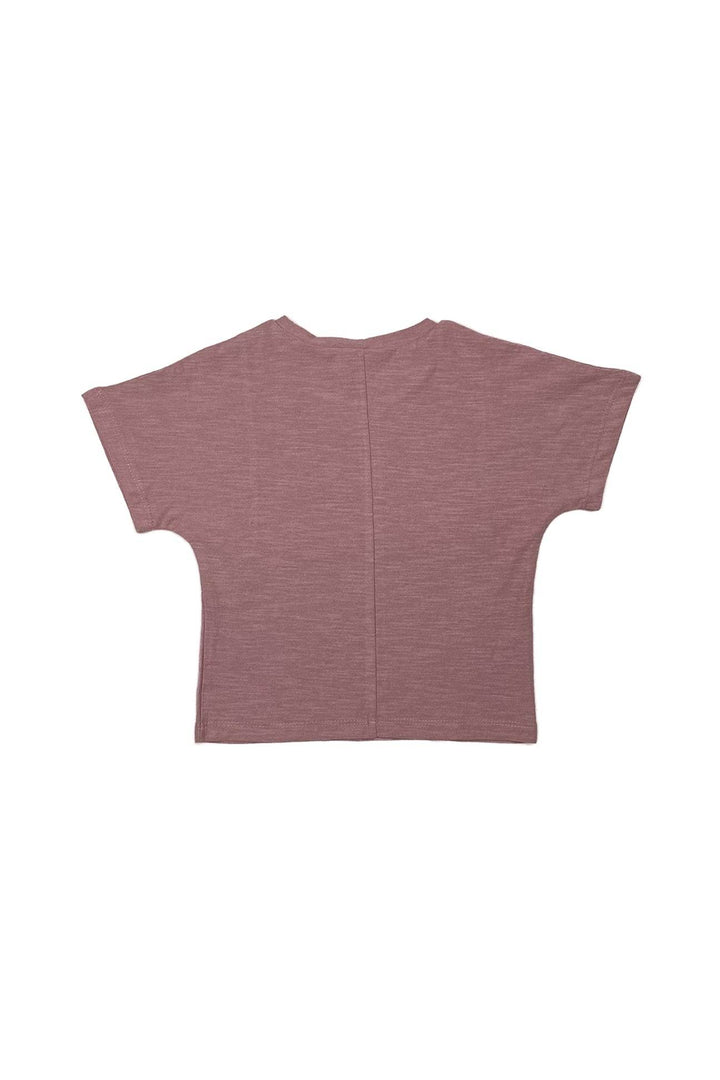 Girl T-Shirt More Happy - Copper Rose - Cute Kids