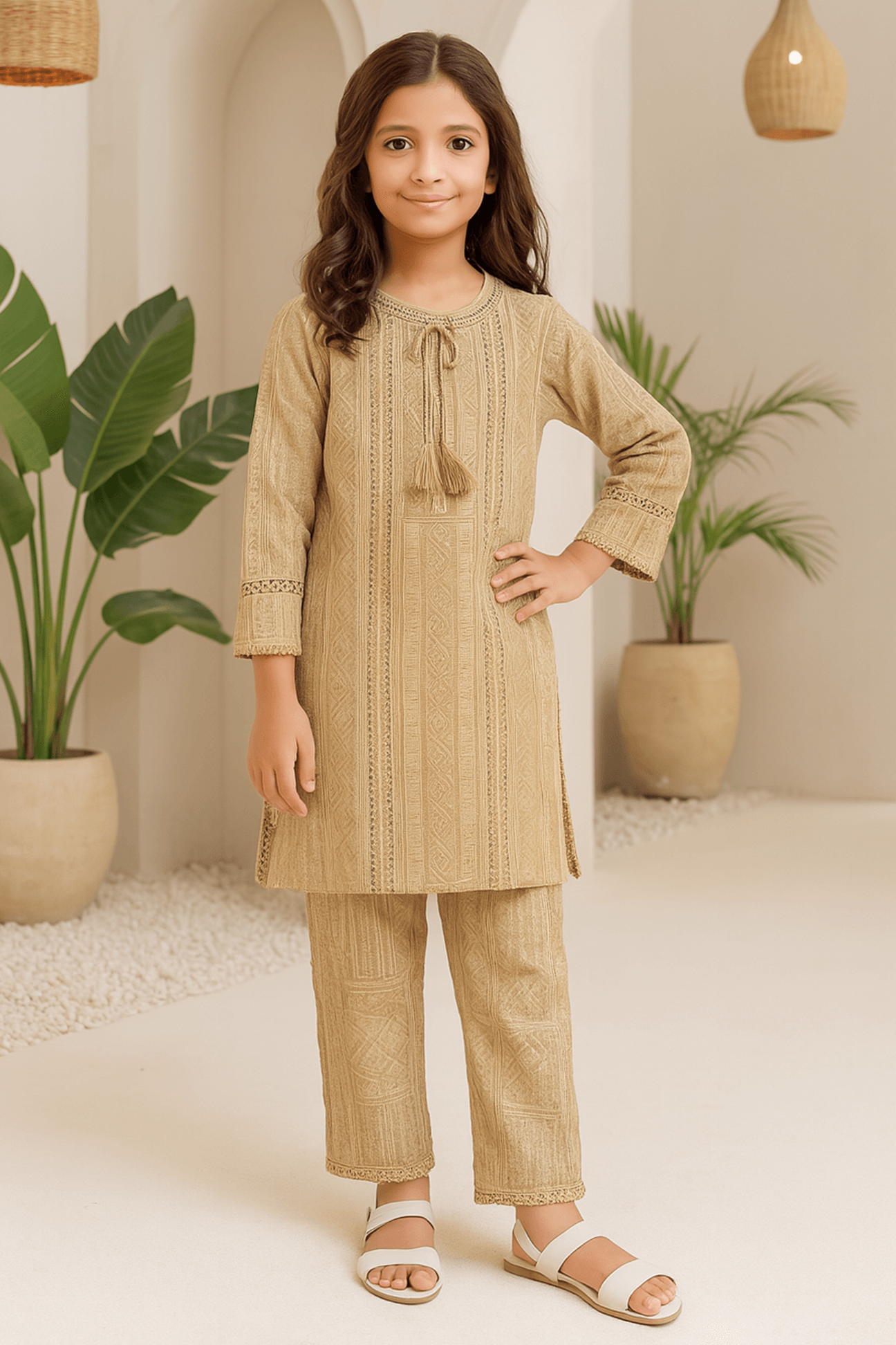 Girls co-ord Set - Printed - Cute Kids