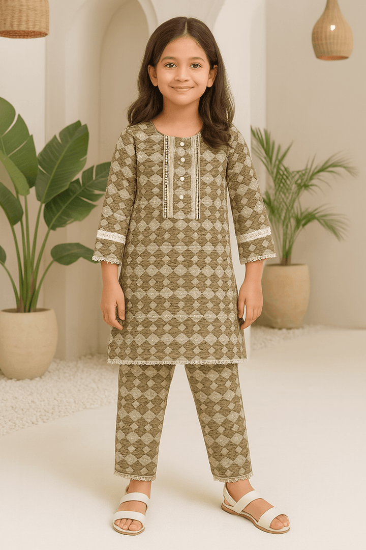 Girls co-ord Set - Printed - Cute Kids