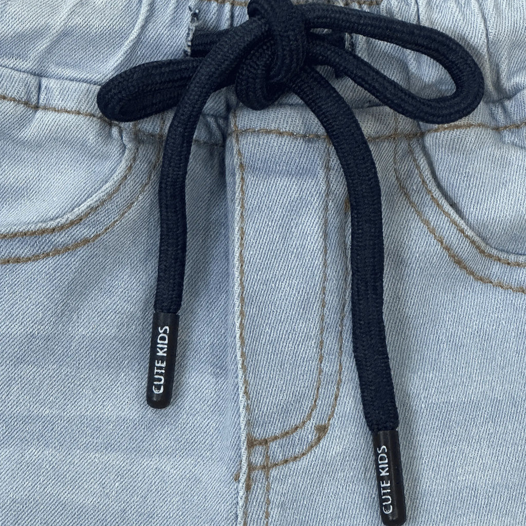 NewBorn Denim Pants - Light Wash - Cute Kids