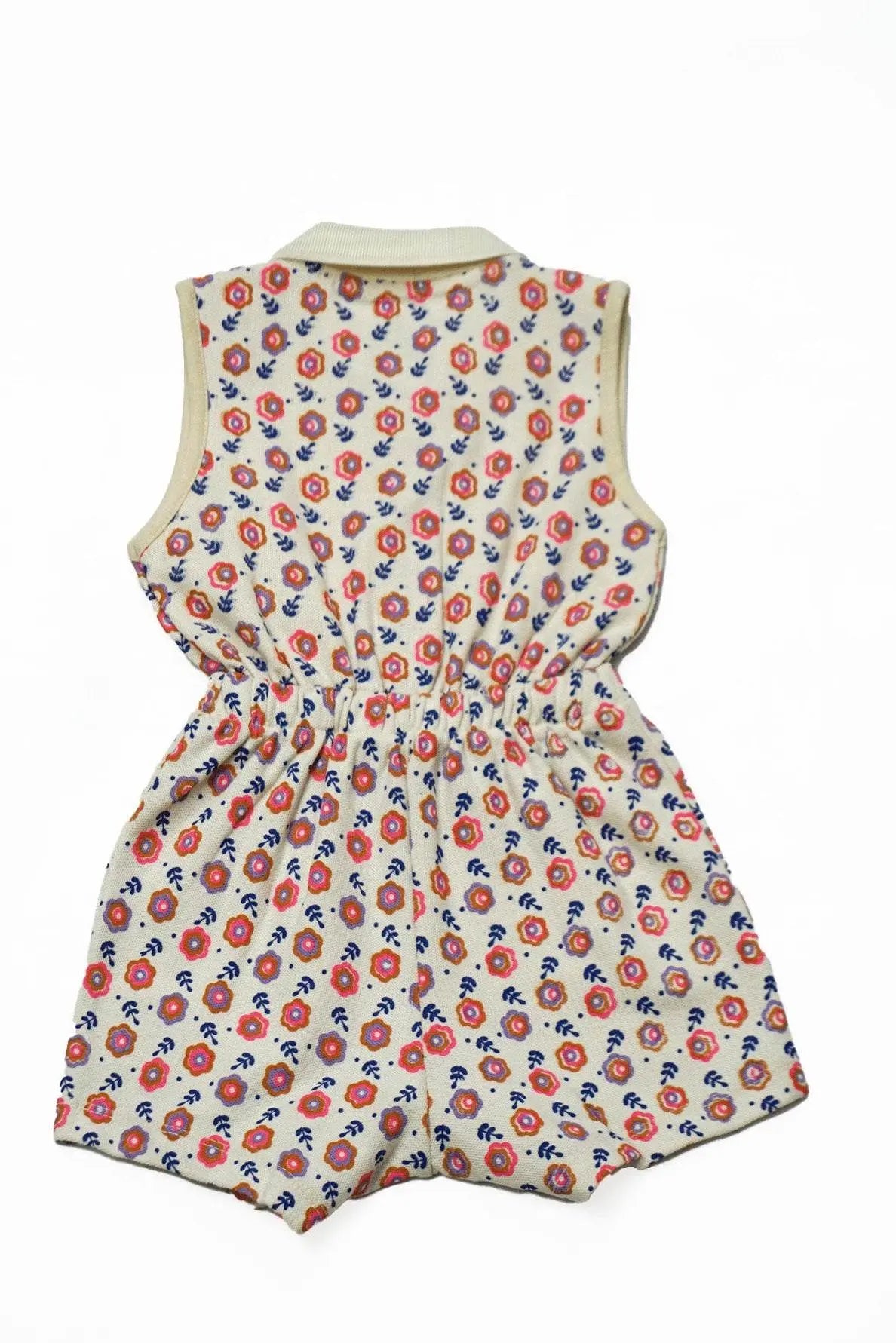 NewBorn Flower Printed Romper - White Rose - Cute Kids