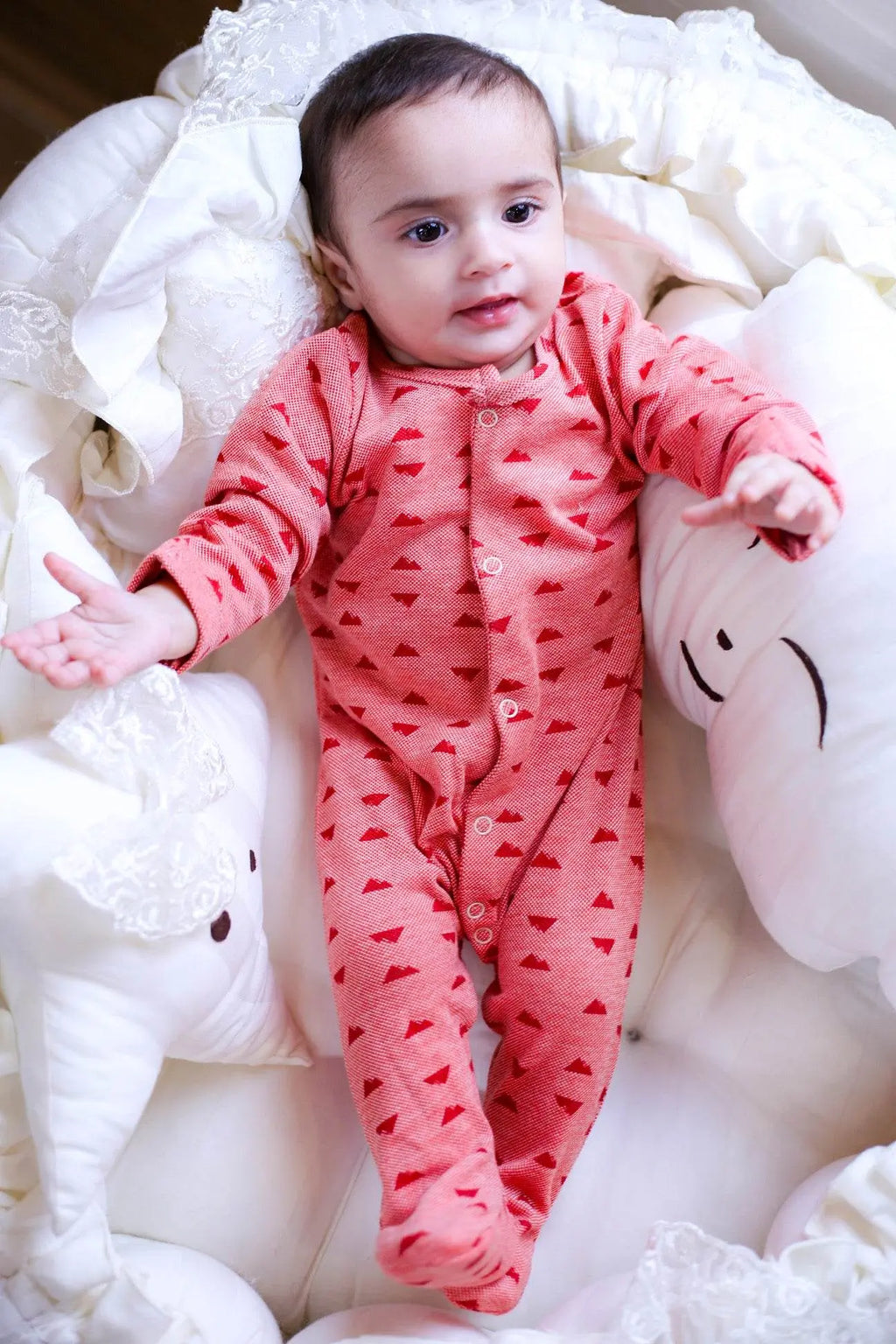 Newborn Romper One Peace - Coral Tree - Cute Kids