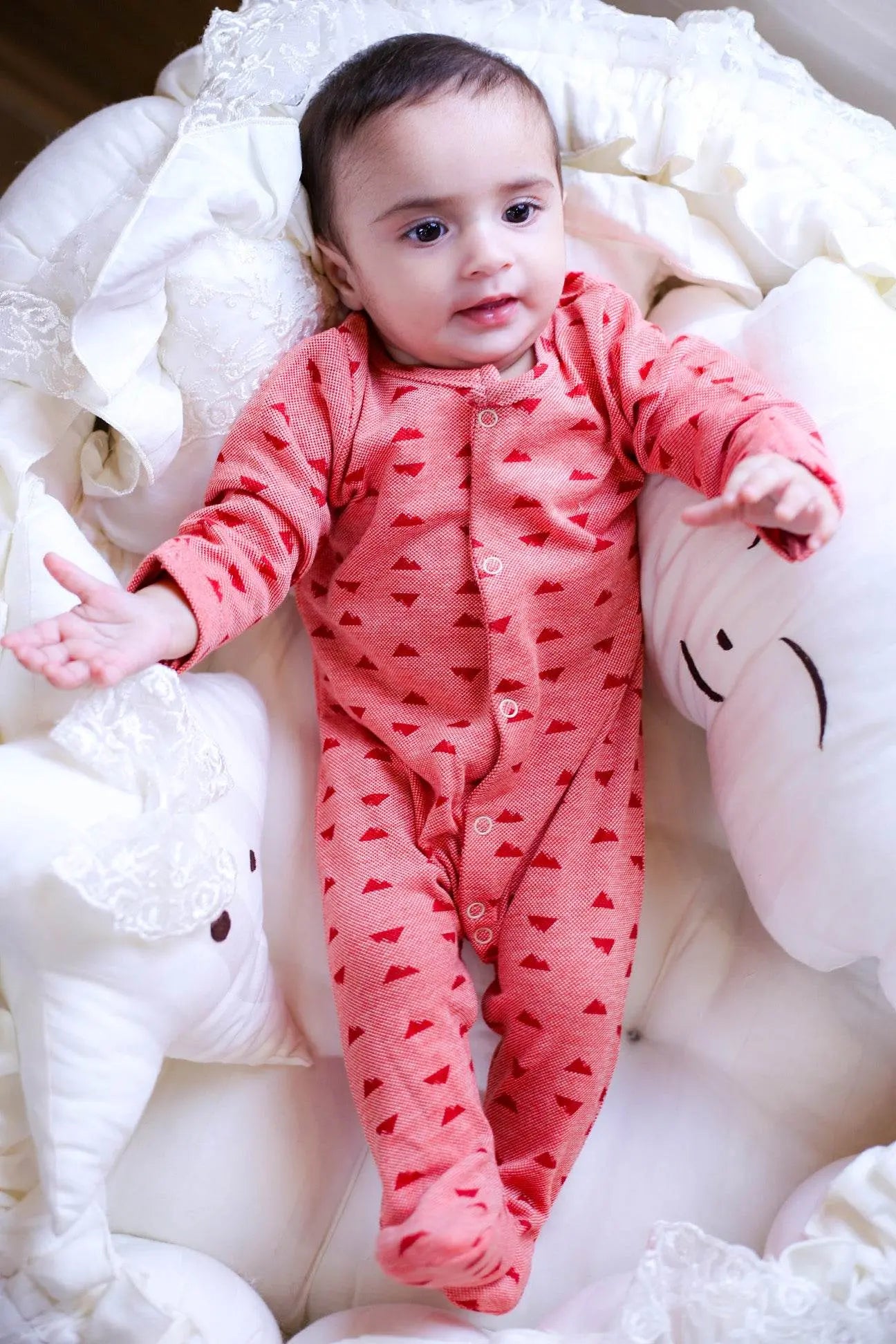 Newborn Romper One Peace - Coral Tree - Cute Kids