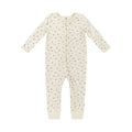 Newborn Zipper Romper - Off White