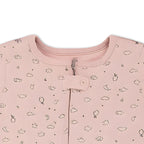 Newborn Zipper Romper - Peach
