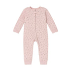 Newborn Zipper Romper - Peach