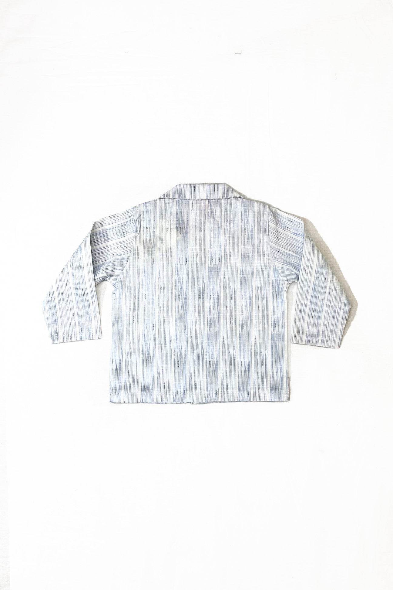 Boys 2 piece Night Suit - Light blue stripe - Cute Kids