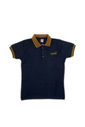 Logo Embroidered Polo - Black - Cute Kids