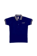 Logo Embroidered Polo-Navy - Cute Kids