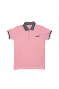 Logo Embroidered Polo - Pink - Cute Kids