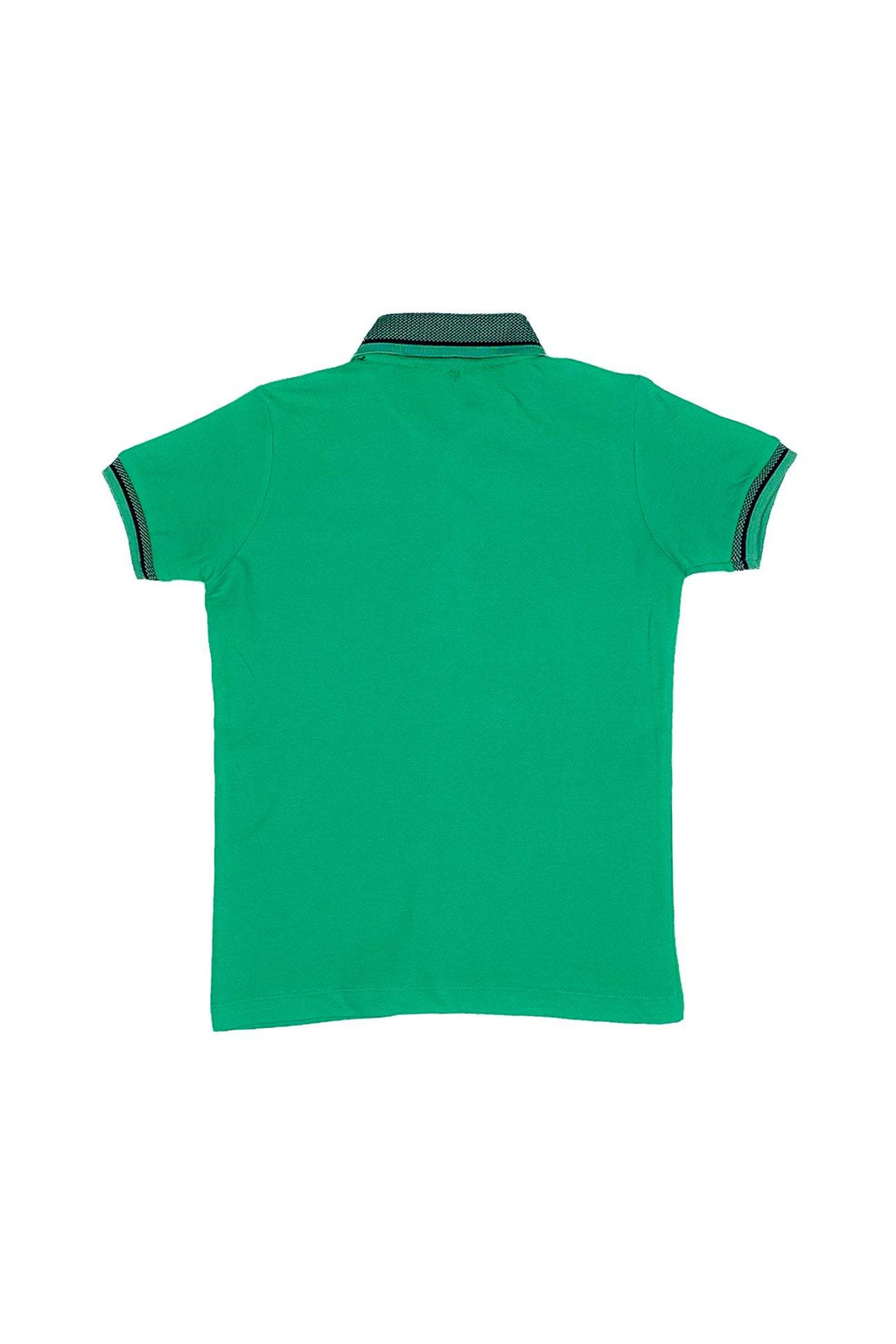 Logo Embroided Polo-Green - Cute Kids