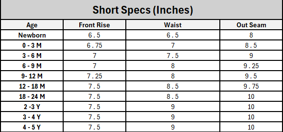 Boys Short  - RED