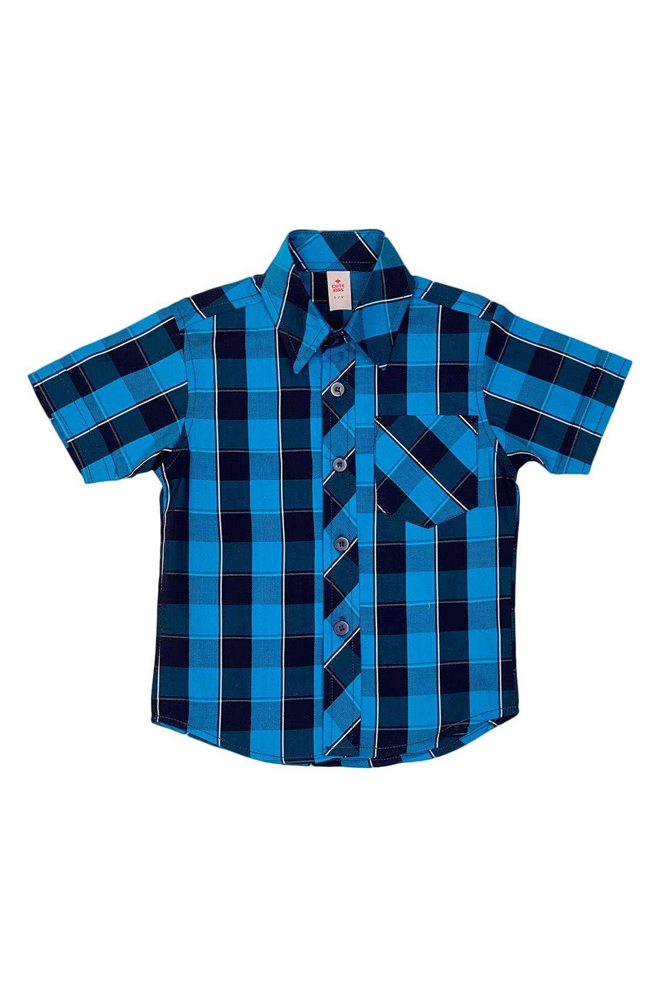 Blue Check Shirt – Fresh & Fun! - Cute Kids