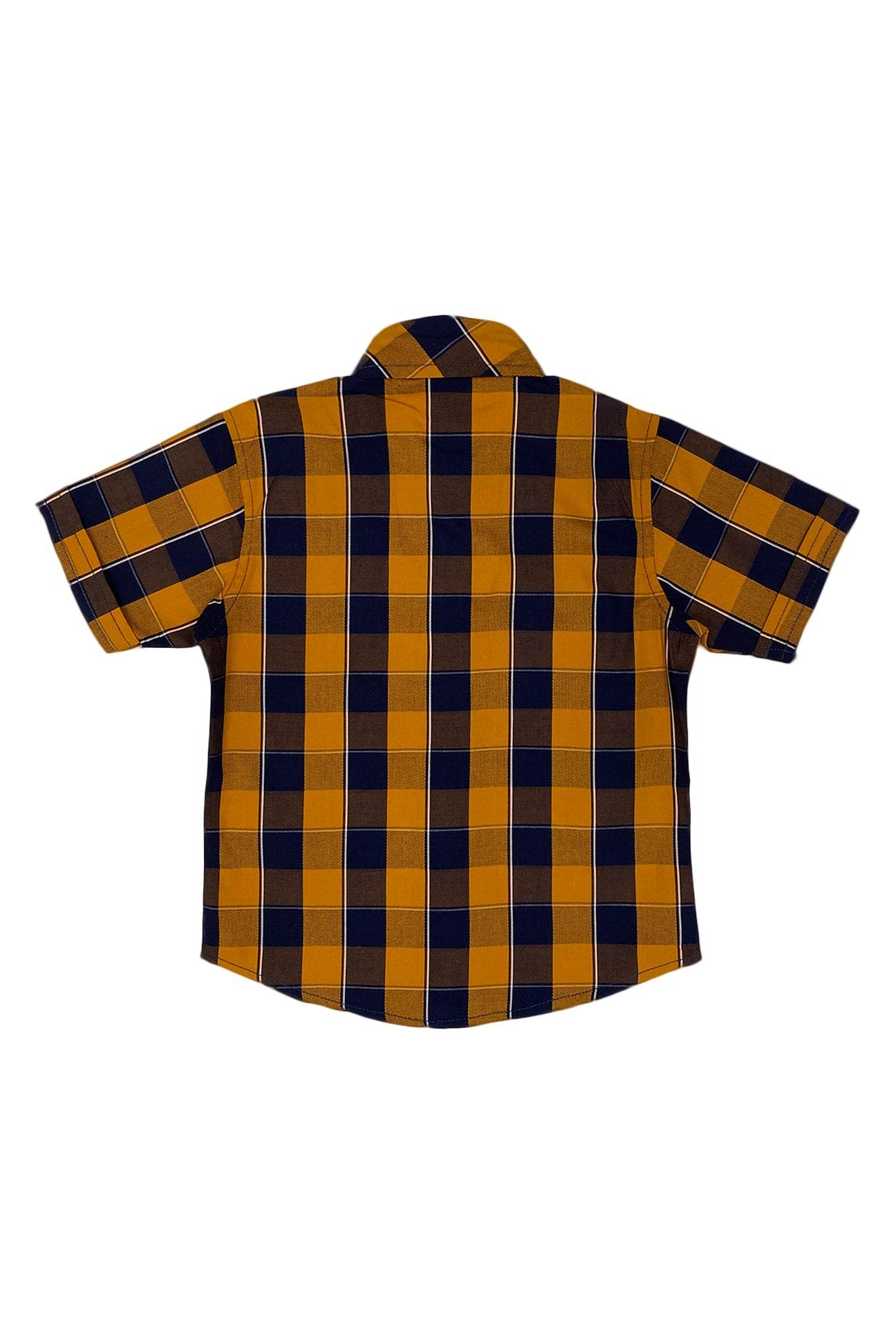 Mustard Checks Shirt – Bold & Bright! - Cute Kids