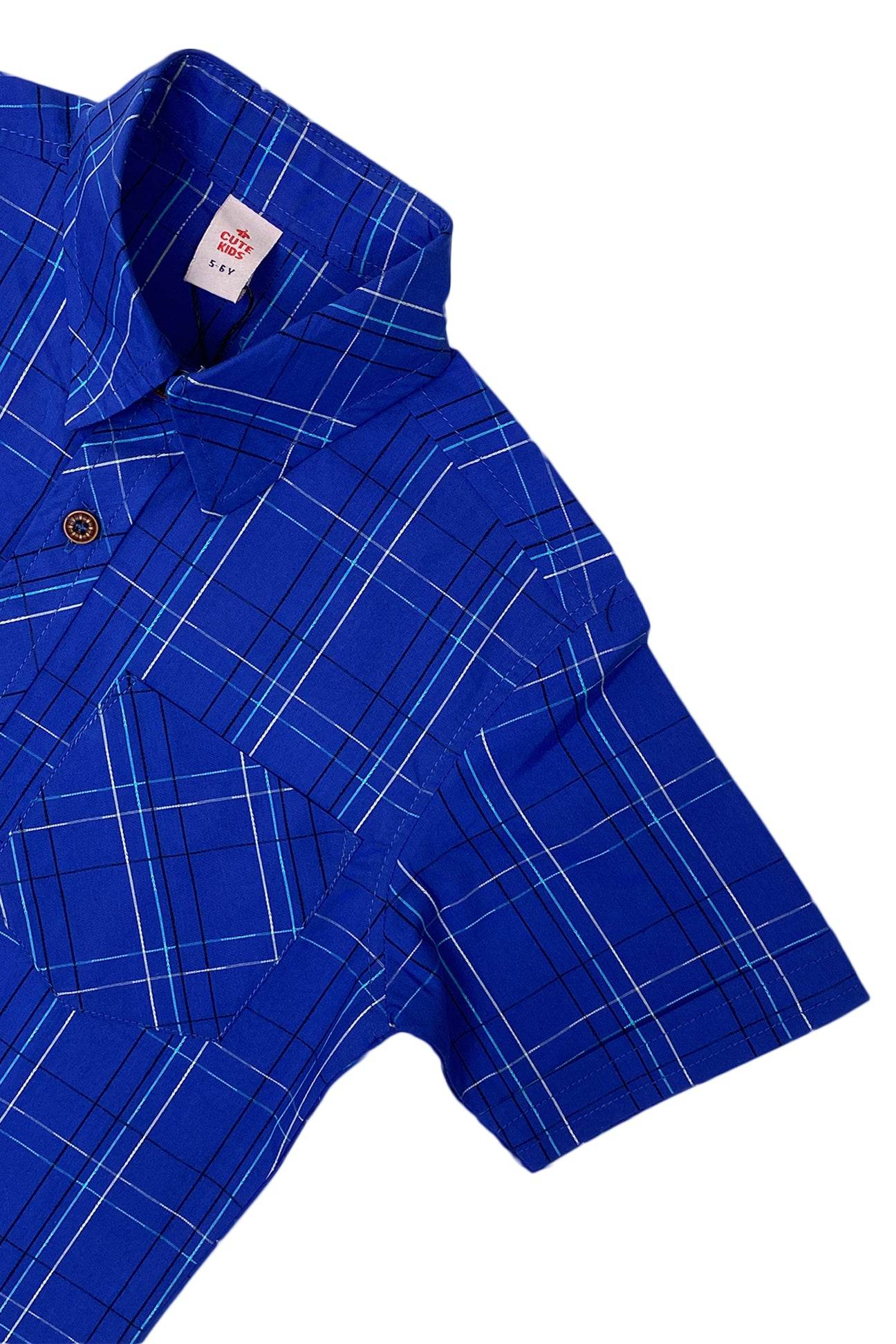 Boys Chack Shirt - Dark-Blue - Cute Kids