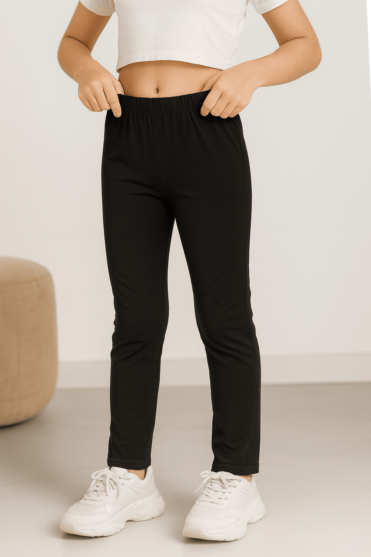 Girls Tights - Charcoal - Cute Kids