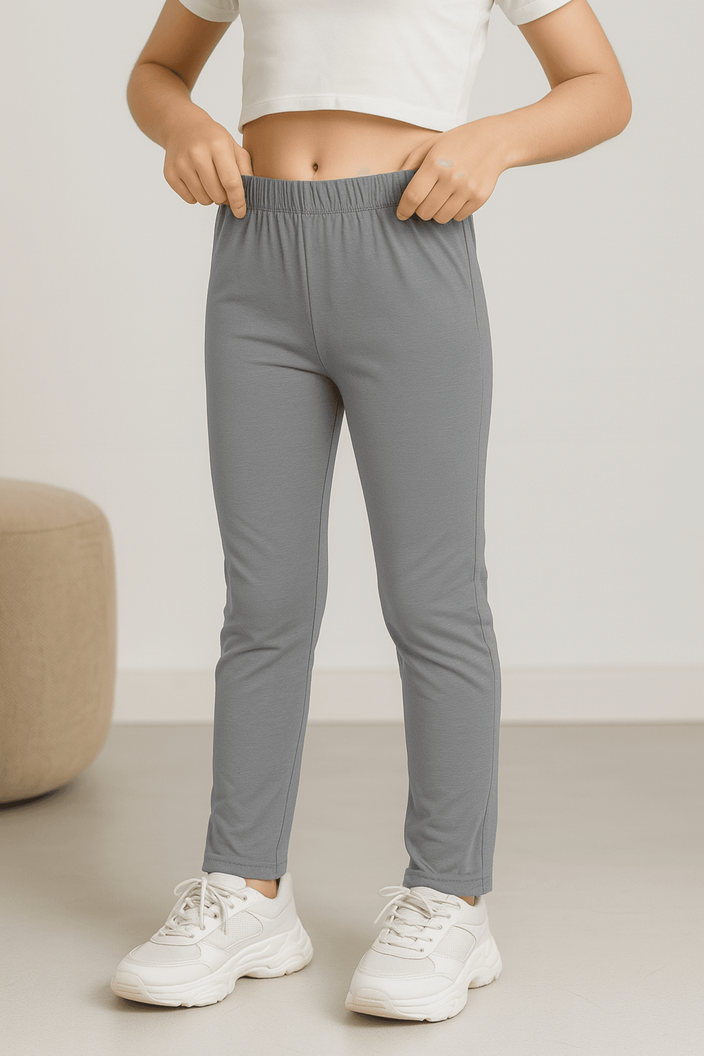 Girls Tights - Gray - Cute Kids