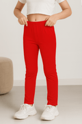 Girls Tights - Red - Cute Kids