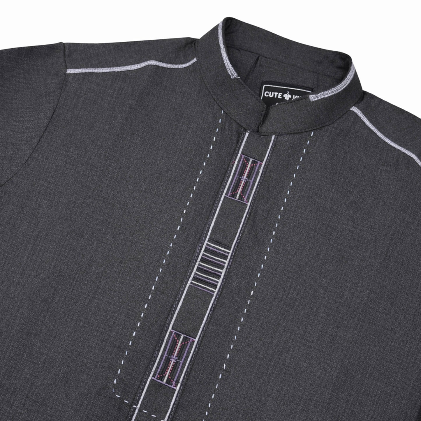 Boys Shalwar Suits - Charcoal
