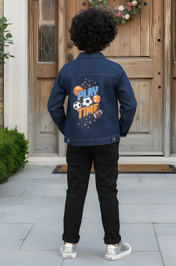 Boys Denim Jacket - Blue