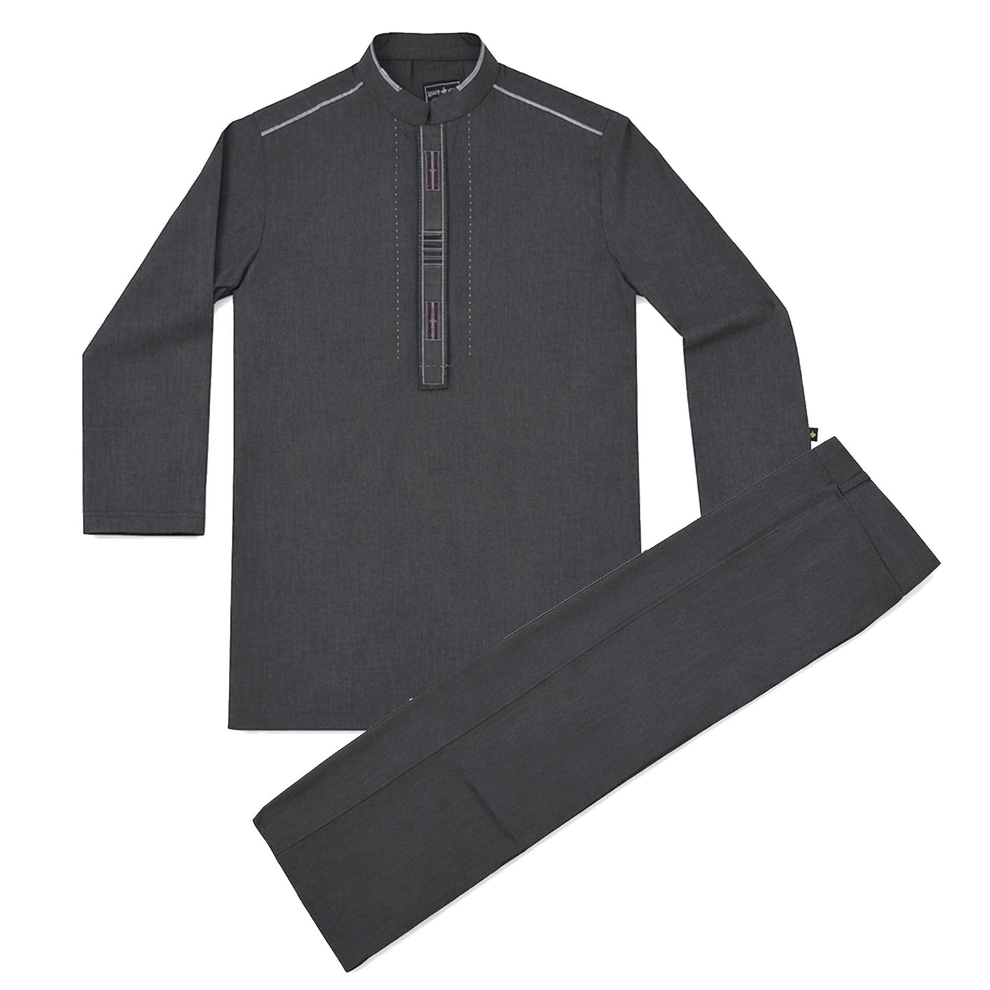 Boys Shalwar Suits - Charcoal