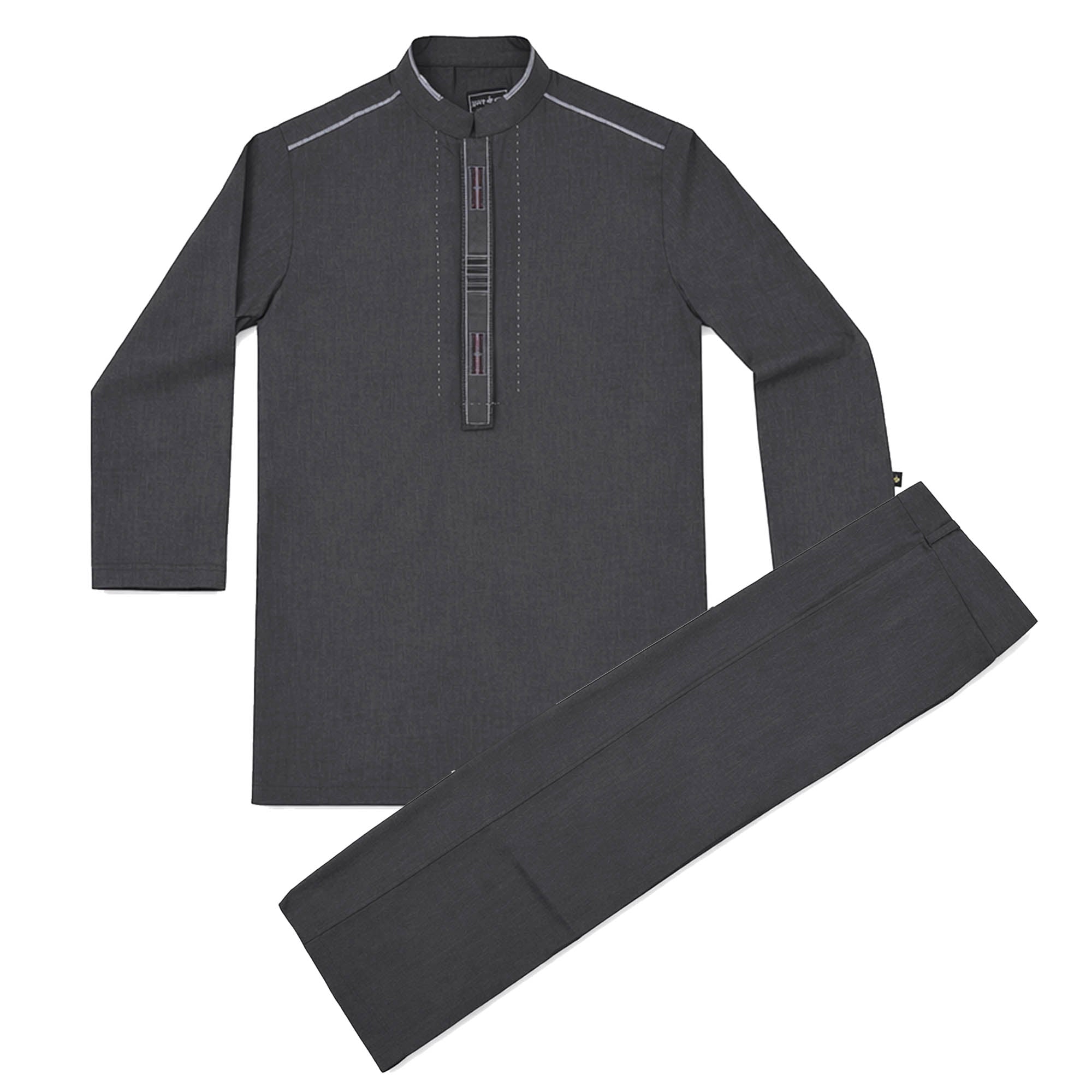 Boys Shalwar Suits - Charcoal