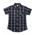 Boys Checkered Shirt – Black & Grey
