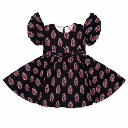 Girls   Frock - Black