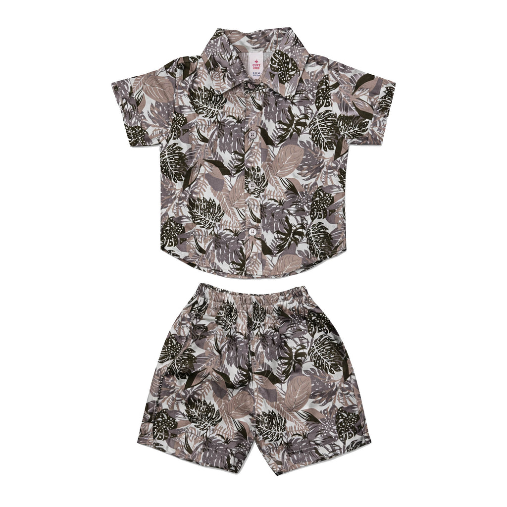 Boys 2 piece Suit - Brown