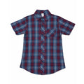 Boys Checkered Shirt – Blue & Red