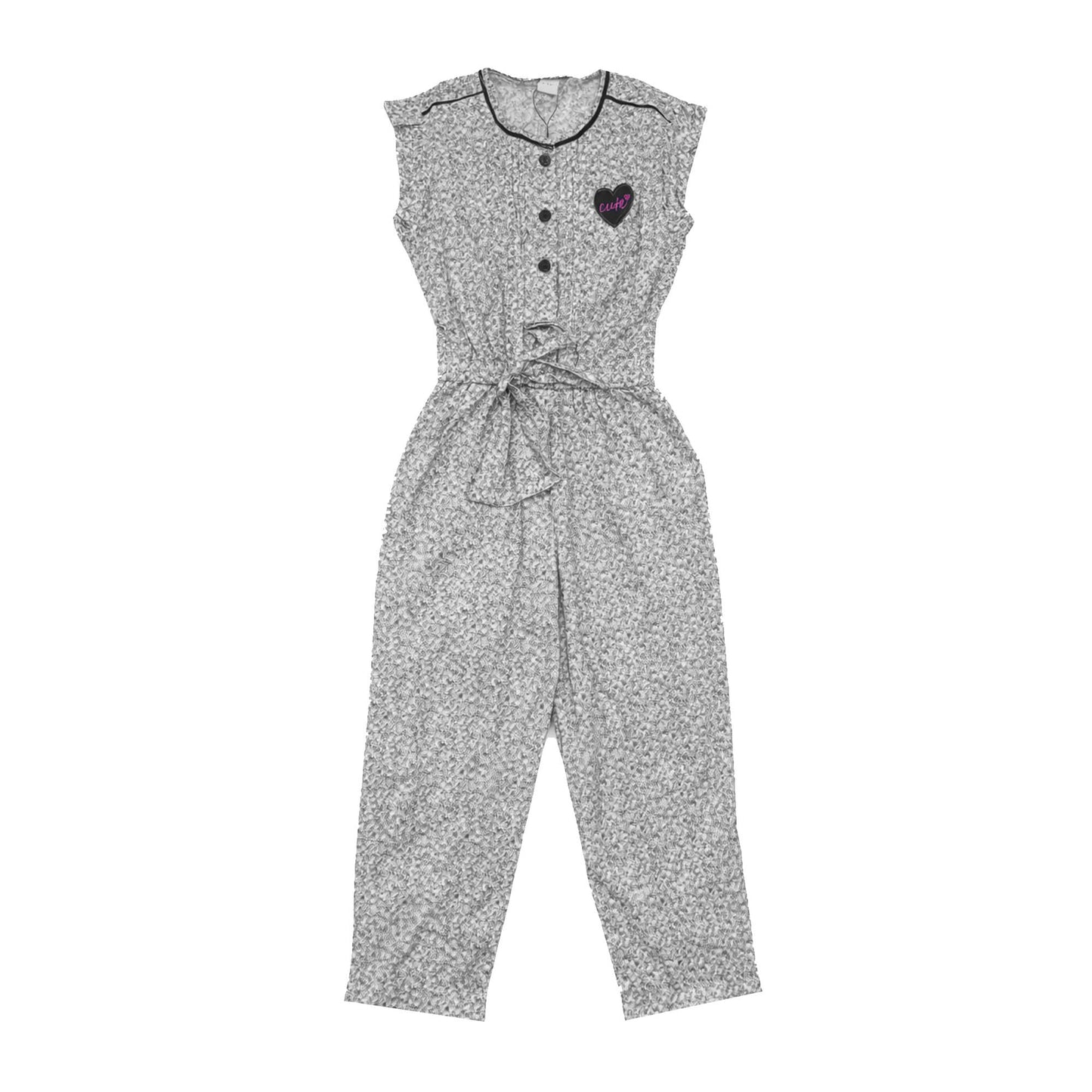 Girls Printed Co-ord Set – Skin