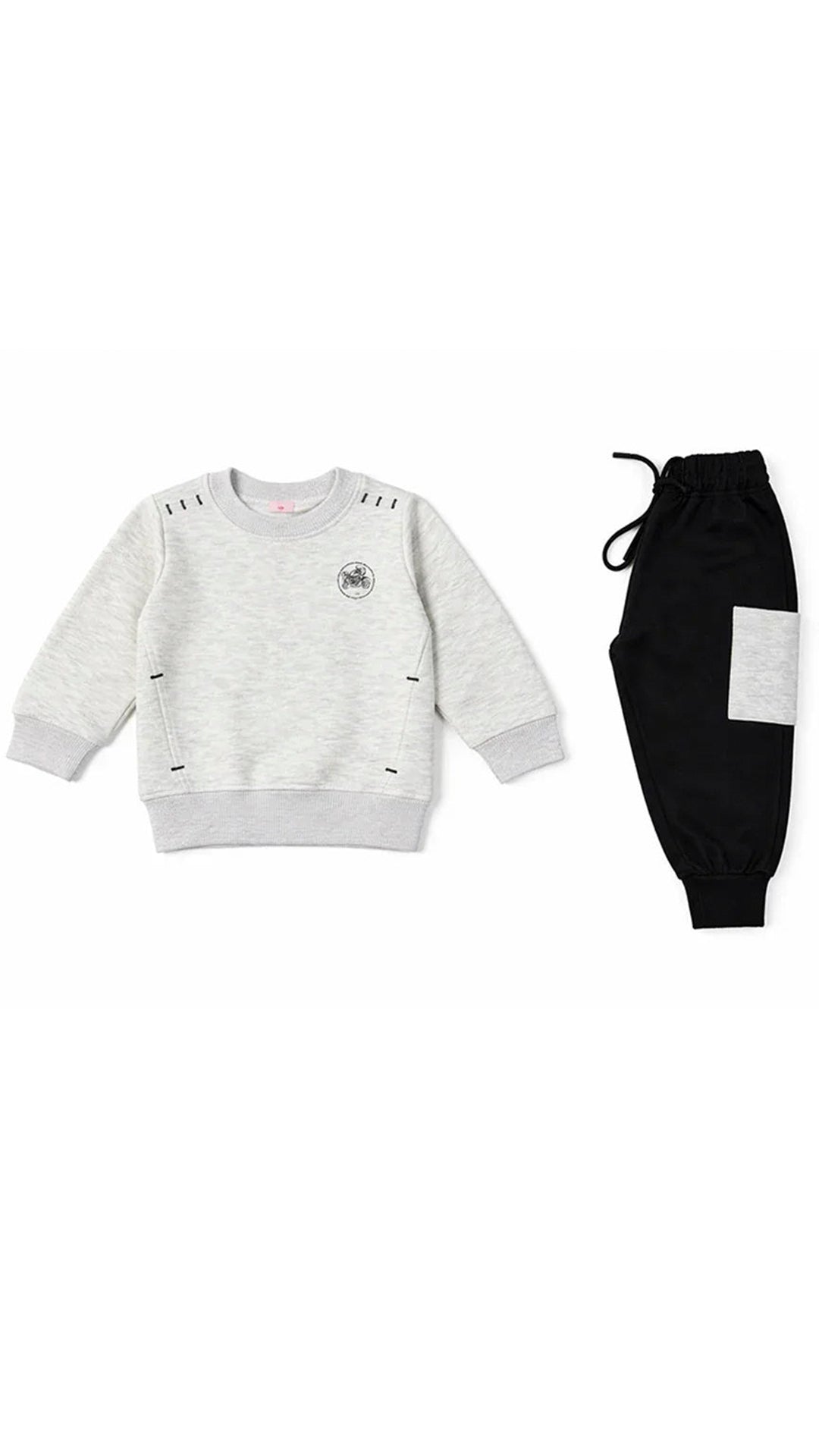 Boys Baba 2 piece Suit - Gray