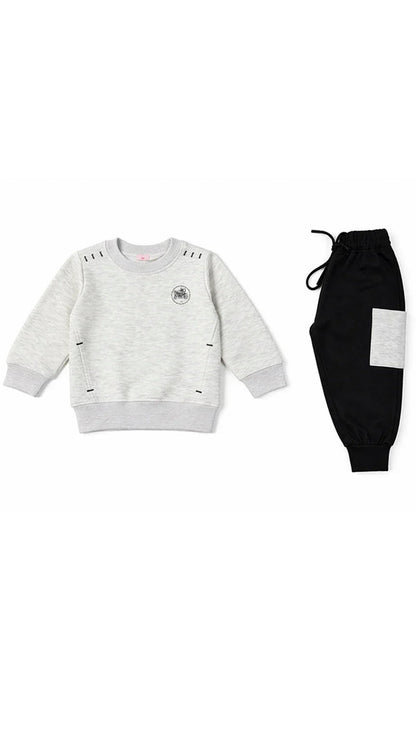 Boys Baba 2 piece Suit - Gray