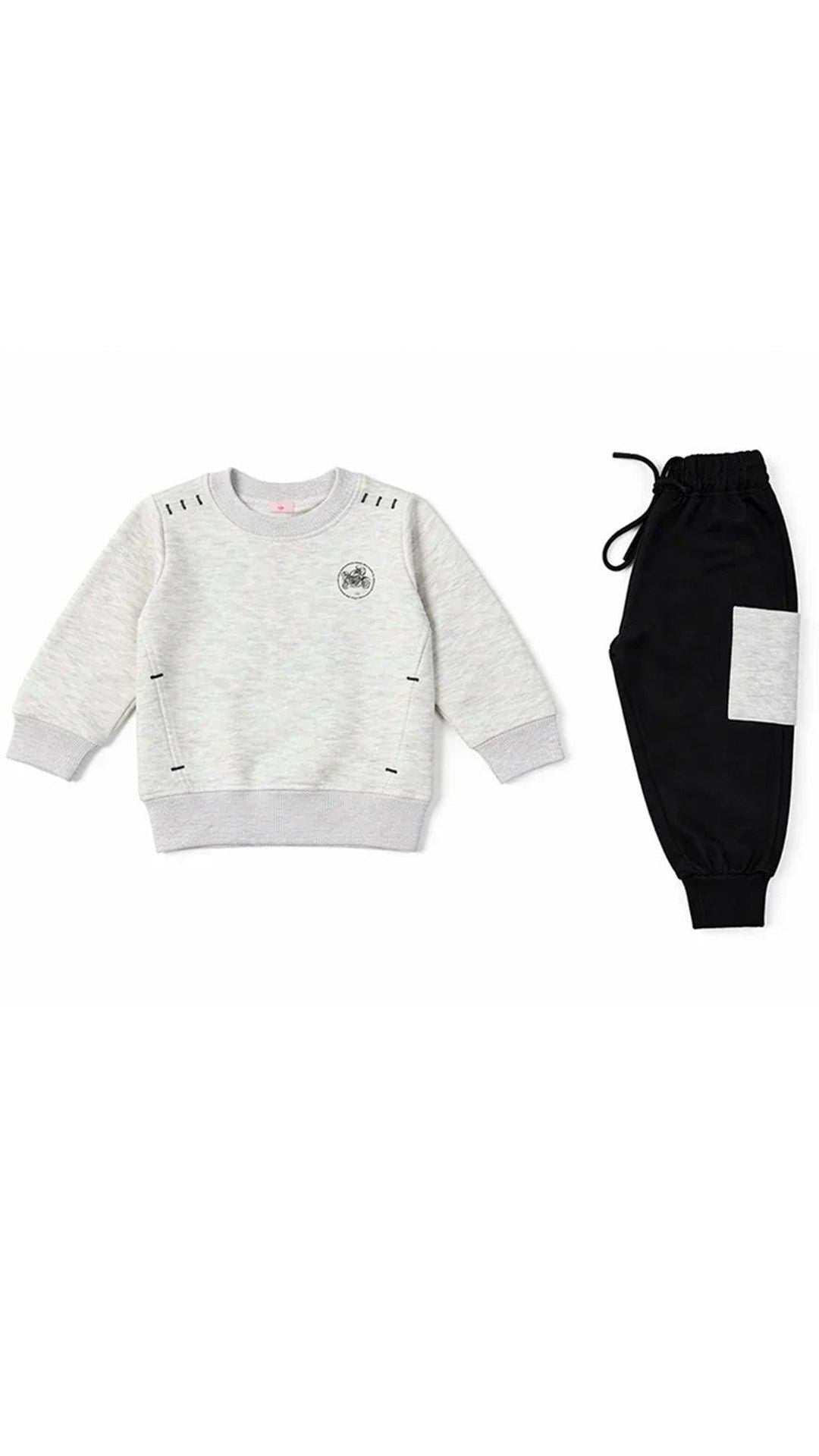 Boys Baba 2 piece Suit - Gray