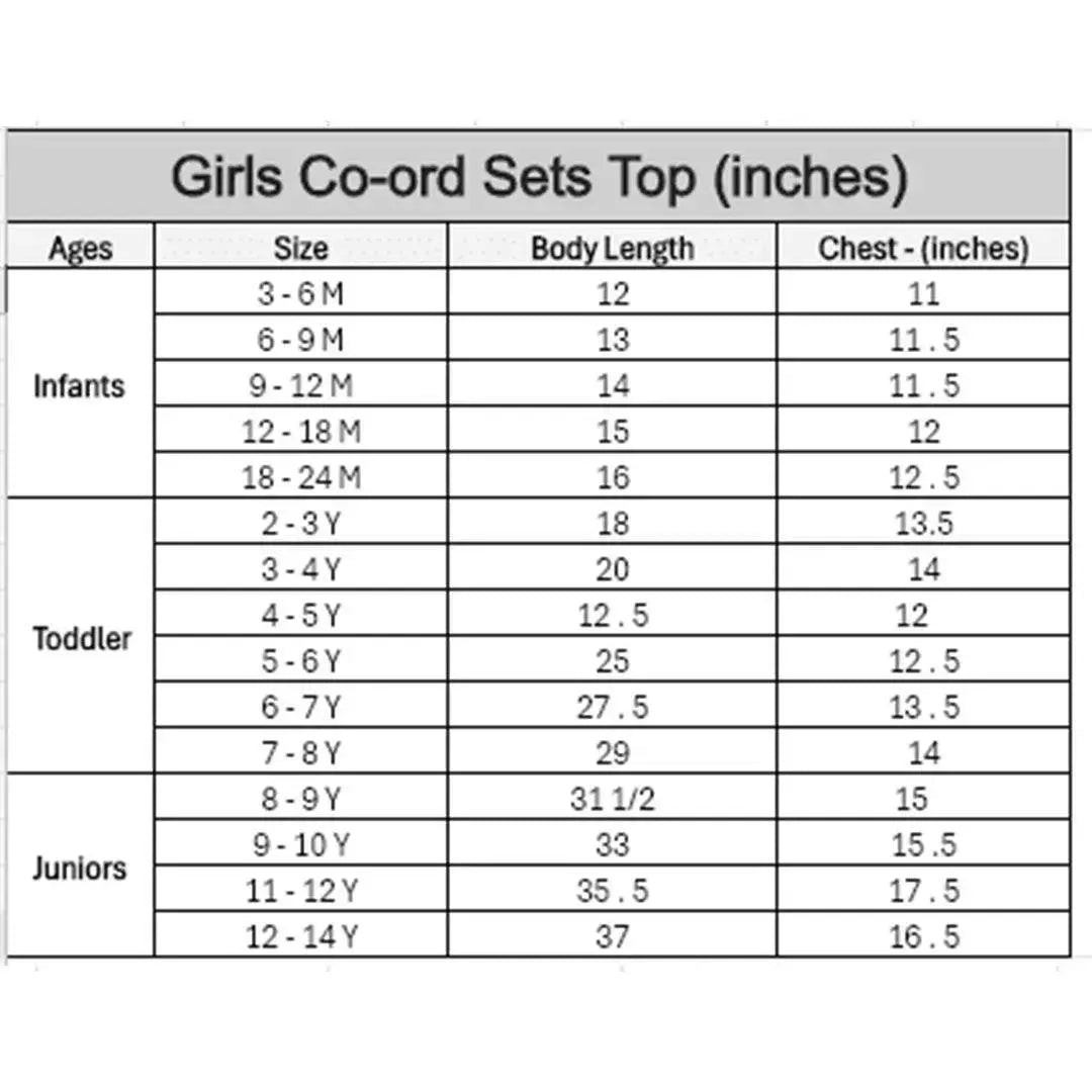 Girls Plain co-ord Set - Red - Cute Kids
