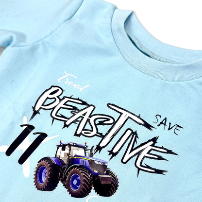 Boys Baba 2 piece Suit - Sky Blue